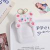 2025 Kawaii Cartoon Photocard Holder Animal Series Soft Plush 3 Inch Kpop Photo Card Holder Bag Pendant School Stationery