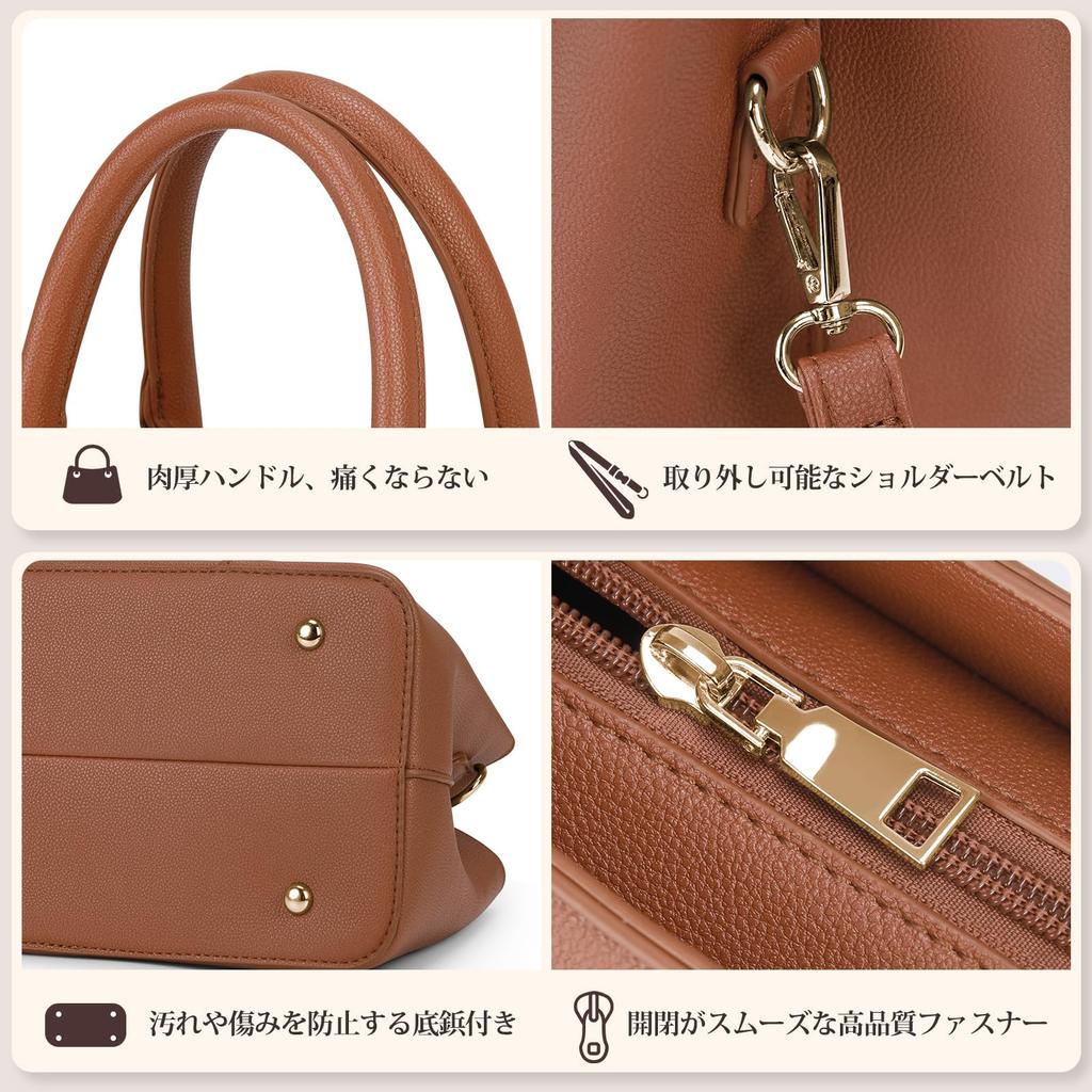 Shoulder Bag for with Mini PU for Brown [NUBILY] Women, Crossbody, Handbag, Pouch, Leather, Water-repellent, Stylish, Women, Business, Casual,