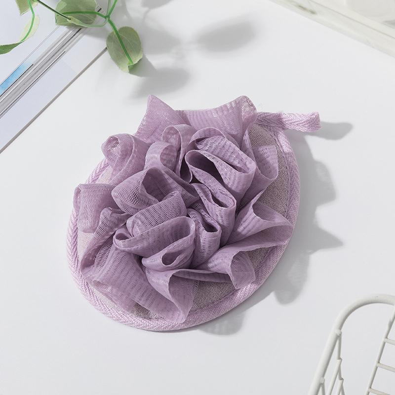 Bath Scrubber For Body Loofah Ball Shower Body Wash Ball Massage Bath Flower Towel For Body Best Body Scrub For Shower Bath Tool фиолетовый