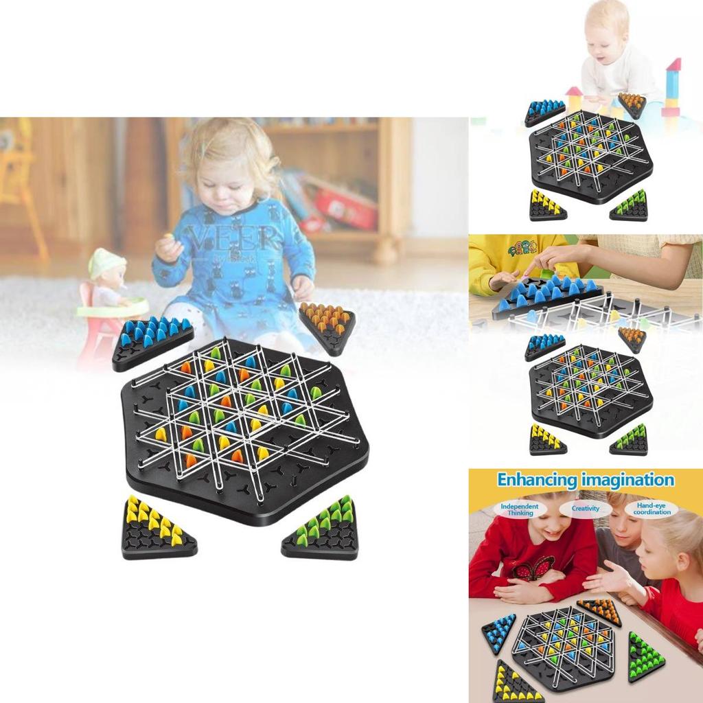Colorful Chain Chess Set For Kids Smart Play Enhancing Visual And Cognitive Skills