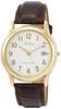 Citizen Falcon Q&Q Men's Watch, Brown, D010-104