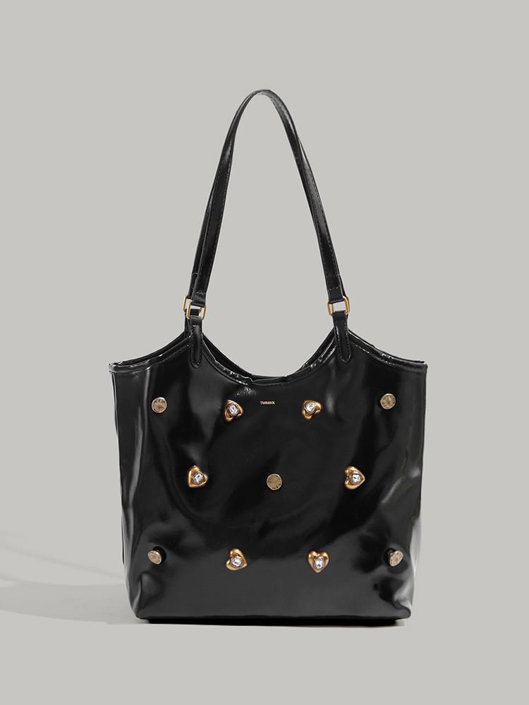 

Large capacity bag women s 2025 new versatile foreign style shoulder handbag retro simple temperament commuter tote bag