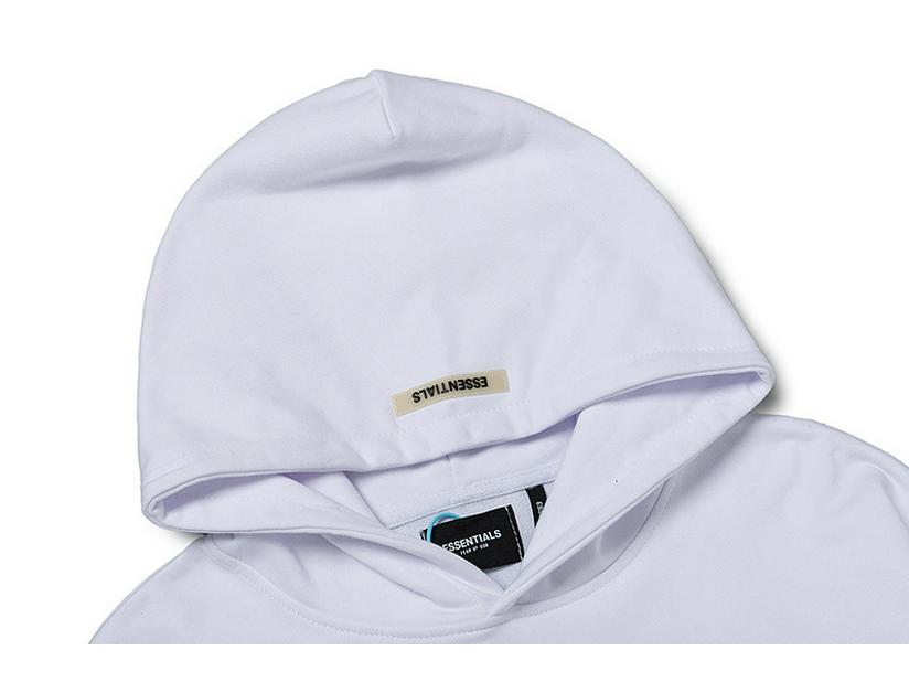 Giacca con cappuccio riflettente unisex FOG Essentials - Felpa sottile in spugna con doppia cucitura
