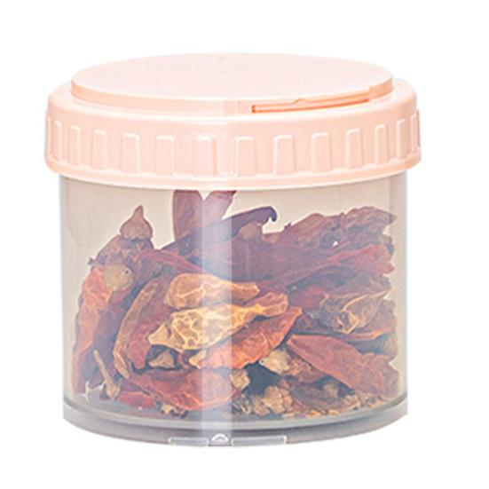 550/1100ML Food Storage Jar Transparent Good Seal Dustproof Moisture-proof Condiment Container with Lid Candy Grains Nuts Rice Beans Storage Box
