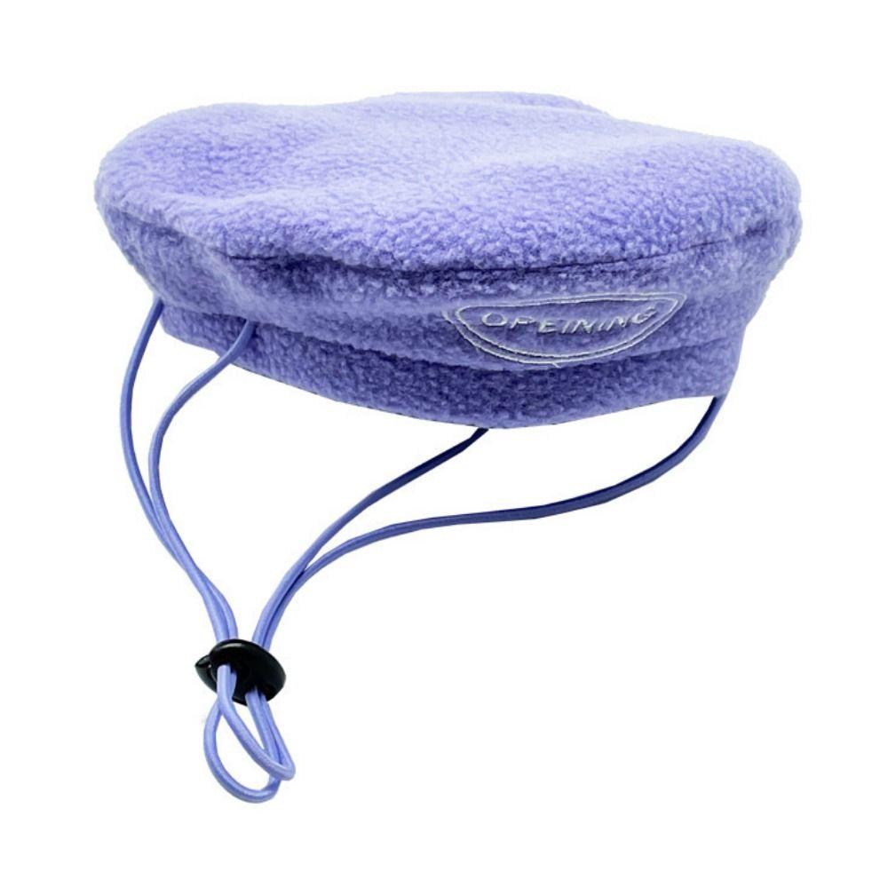 Pet Accessories Fashion Beret Decorative Hat Solid Round Hat Outdoor Shooting of Small Cat Dog Doll Hat Beautiful Head Ornament