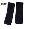 Comfortable Fuzzy Boot Liners Thickened Thermal Knee Sleeve for Women, Winter Warm Coral Fleece Leg Warmers, Breathable Stockings Pads Skiing Cycling