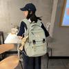 Schoolbag new backpack for junior and high school students, class backpack, fashionable Japanese and Korean version, casual computer bag, large-