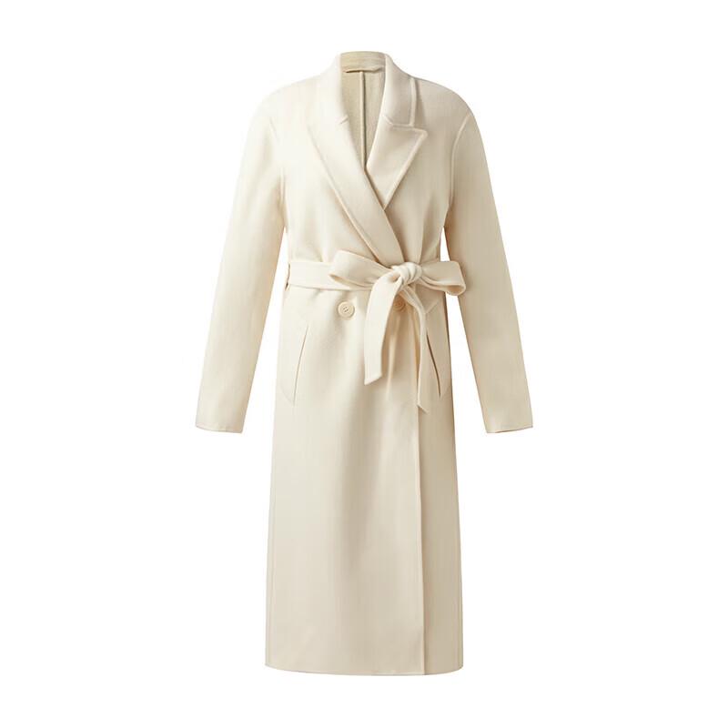 GOELIA Women's Wool Cashmere Blend Belted Coat
