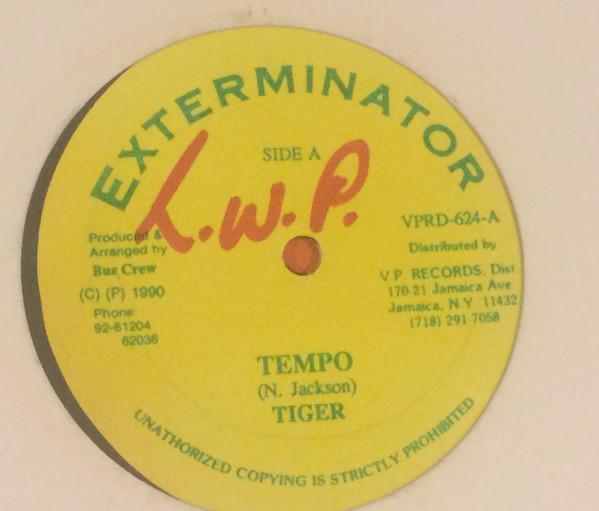 

12inch Record TIGER Tempo VPRD624 Exterminator 1990 US Reggae Ska Dub Used