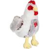 Chicken Plush Toy - GIPSY TOYS - Sound - 22 Cm - White / Brown
