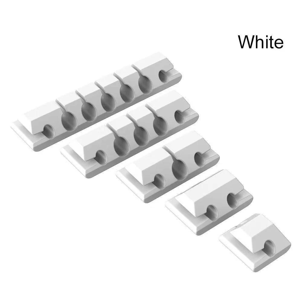 Silicone Cable Organizer USB Data Cable Winder Flexible Cable Management Cord Clips For Mouse Headphone Earphone Car Wire Holder