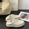 Summer New Breathable Canvas Shoes One-pedal Lazy Casual Board Shoes 1723