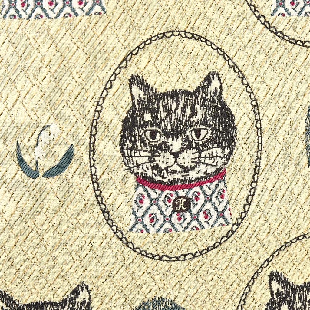 Kusguru Japan Paracord Parlor Gobelin Woven Paracord Yellow Bag, Suzuran-do Bag, Women's, 258162,