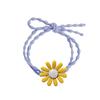 Hair Ring Washable Eye-catching Resin 3D Flower Elastic Hair Ties for Kids