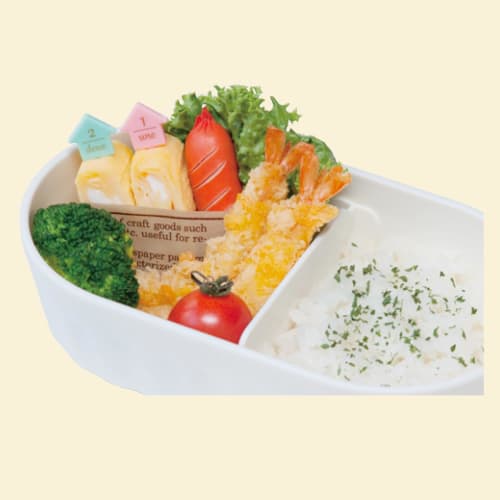 Nakano Happy Home 600ml Single-Tier Lunch Box, Red, Stain-Resistant, with Belt