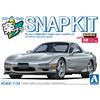 Aoshima Bunka Kyozai 1/32 Scale Rakupla Snap Kit No.04-SS Infini FD3S RX-7 Silverstone Metallic Pre-Colored Plastic Model