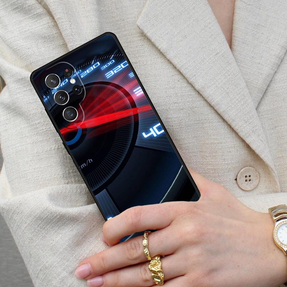 Cool Speedometer Cell Phone Case for Samsung Galaxy S26 Ultra S25 S24 S23 S22 S21 S20 Note10 Cover