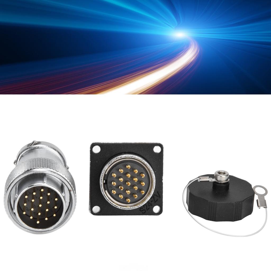 WS24 Aviation Connector Stable High Temperature Resistance Explosionproof Male Plug Female Socket Co