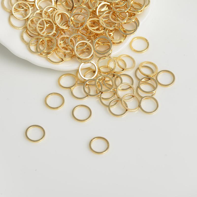 14K Gold Filled Color Retention Closed Hoop Rings for DIY Jewelry Making
