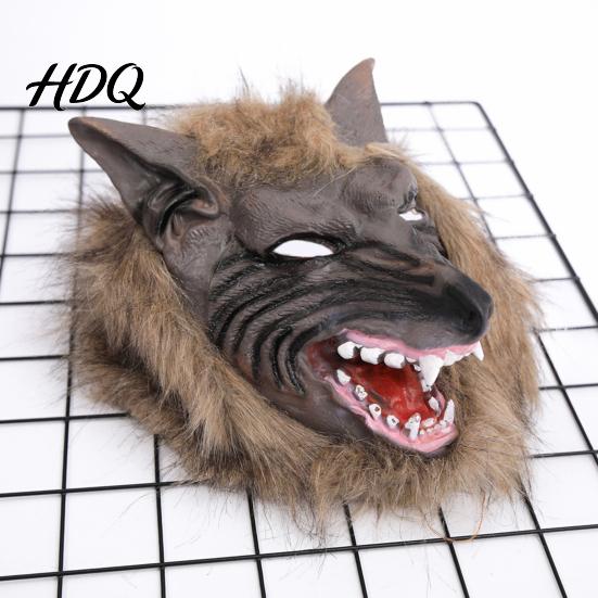Werewolf Cosplay Gear Realistic Claws Gloves, Furry Black Wolf Paw Costume Headgear, Halloween Durable Gloves Beast Animal Props for Party Cosplay,