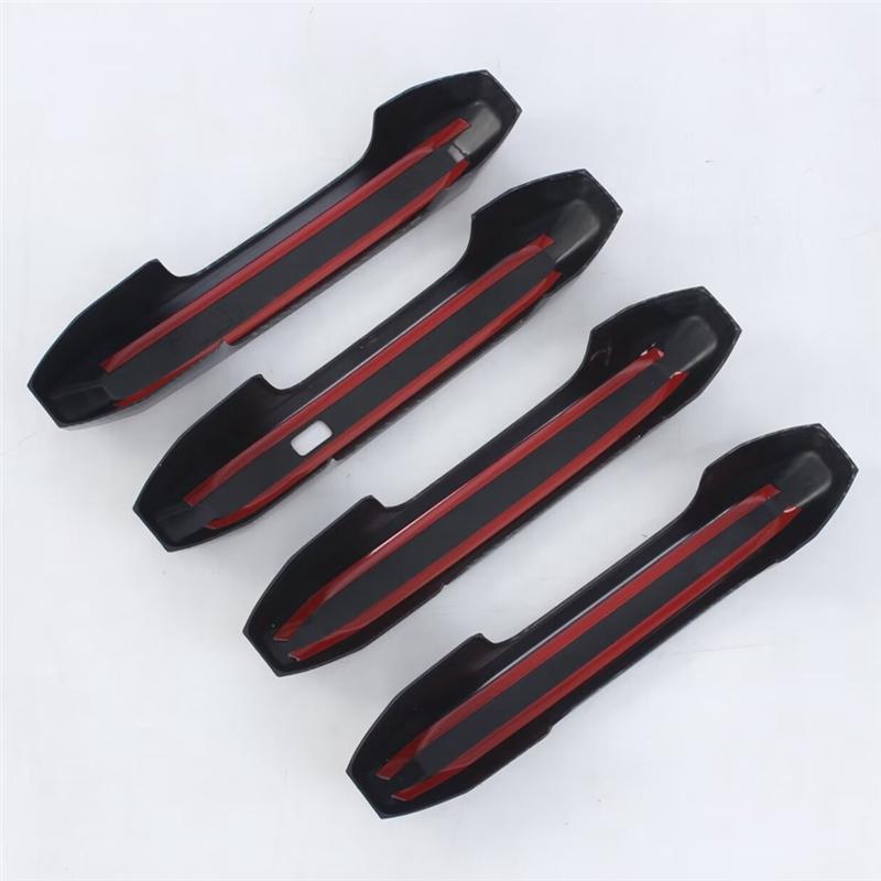 Car Door Handle Cover Trim For Chery Jetour Traveler 2024 Accessories Carbon Fiber-A87Q