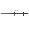 Household Wheel Sliding Barn Door Hanging Rail Pulley Hardware Single Door 2.44m Interior Closet