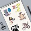 50PCS Adult Fun Stickers Painted Graffiti Text Animal Logo Cup Laptop Cell Phone Luggage Decoration Waterproof Stickers