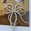 Elegant Pearl Bowknot Charm For Jewelry Making Diys Keychain Necklace Earrings Crafts Shoe Buckle Ornament Accessories