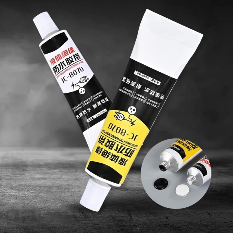 Quick Cure Automotive Sealant 50ml for Car Window Circuit Boards Glass Crack Sealing Fix Silicone Rubber Odorless Adhesive