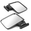 2pcs Club Cart Mirrors Door Side Rear View Exterior Vehicle Modification Accessory for Most ATV