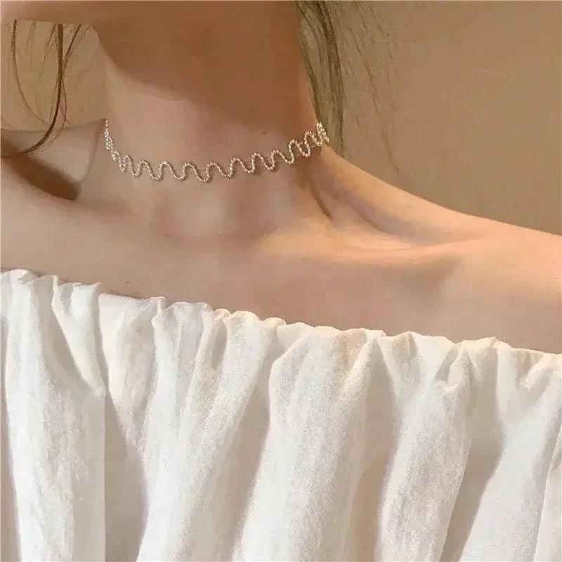 Exquisite Clavicle Chain Elegant Scrub Bow Pendant Necklace for Women Minimalism Personalization Charm Jewerly Birthday Gift