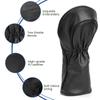 Golf Club Goblet Golf Golf Wood Aliennana Driver Covers Fairway Wood Covers Utility Covers Cover for Made of PU Leather 4-Piece Headcovers,