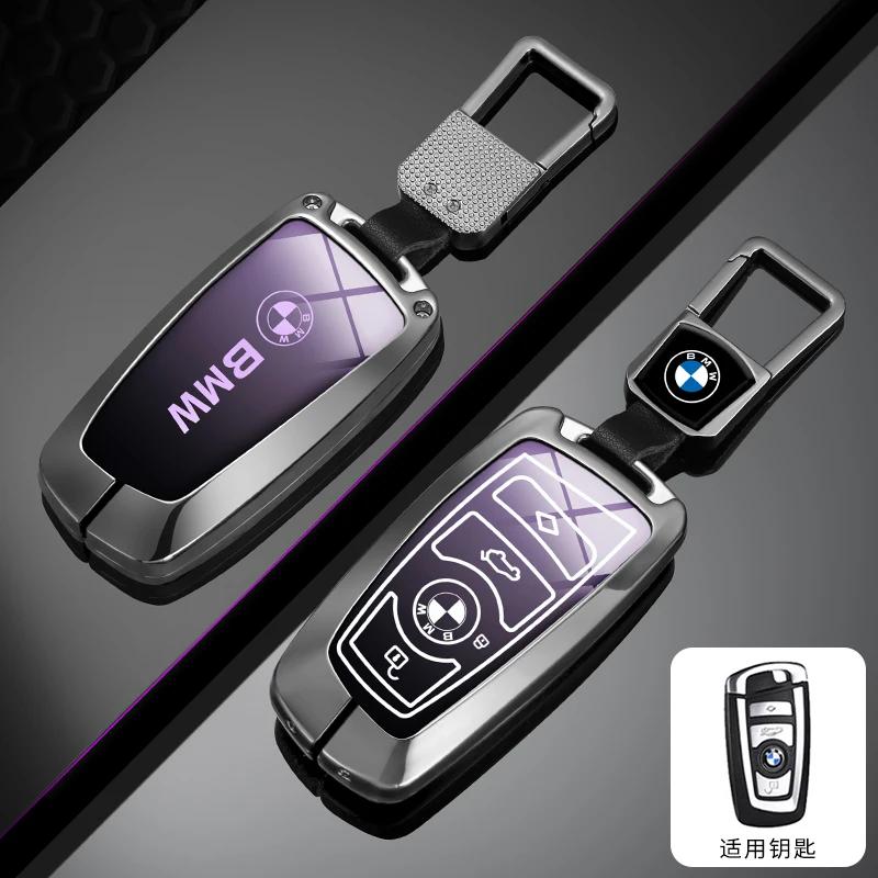 Car Sticker Hot 2025 Car Key Case Cover Shell Key Case Keychain Accessories for BMW 1 3 5 7 Series X1 X3 X4 F20 F30 F18 F25 M3 M