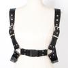 Punk Leather Harness Belt Underbust Corset Top With Strap Leather Suspender Belt Clubwear For Women To Wear Out