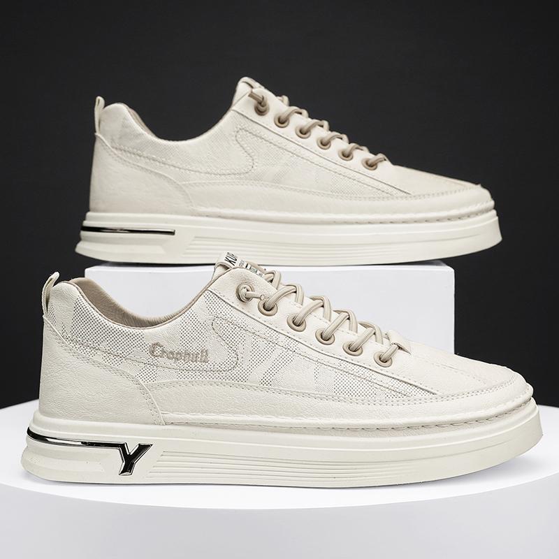 Menn Mote Fritid Lav Topp Skateboardsko Gutter Komfortable Sneakers Mannlige Studenter Trendende Myk Såle Klassisk Pustende Gym Sklisikker