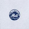 New Era Logo Printed Loose Fit Round Neck Short Sleeve T-Shirt Unisex Tops Heather-Gray 14536489