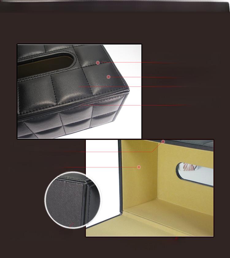 Premium Leather Tissue Box for Living Room, Coffee Table, Home, Hotel, or Restaurant - Stylish and High-Quality