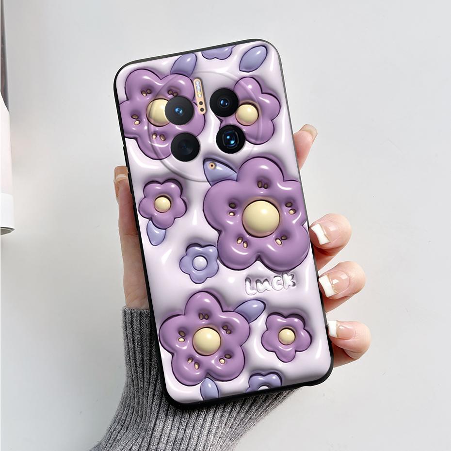 Phone Cases for Huawei Mate 50 Pro Cute Rabbit Pandas Case For Huawei Mate50 Pro Mate 50Pro Soft Silicone Shockproof Back Cover
