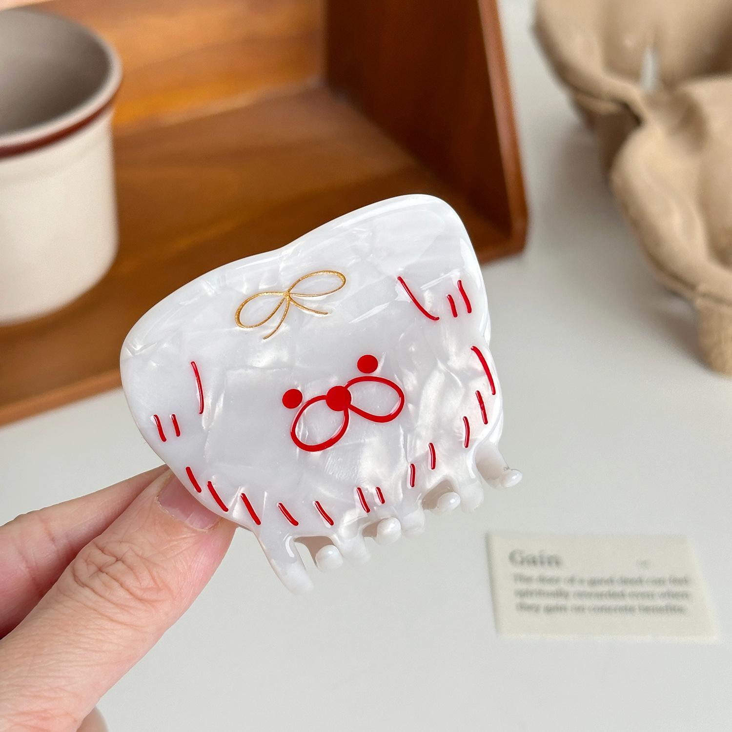 

Dog Acetate Trendy Hair Claw Clip For Effortless Chic Halfup Styles