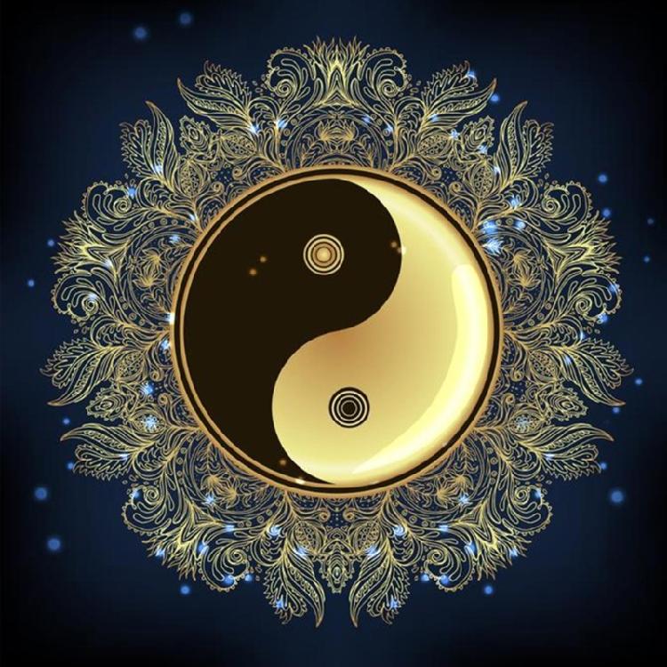 

Divinations Tablecloth TaiChi Pattern Astrologys Tarot Tablecloth Altars Cloth 50x50cm