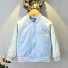 2025 New Style Cartoon Baseball Jacket for 3-Year-Olds - Fashionable Spring Jacket for Baby and Middle Child Girls
