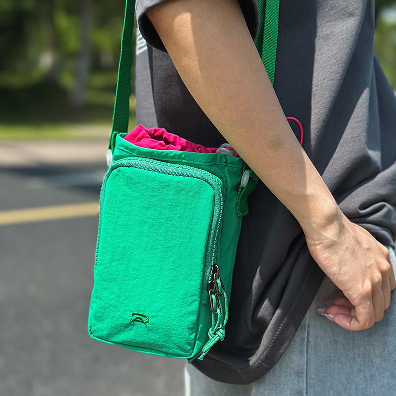 Women's Contrast Color Crossbody Bag Men's Outdoor Sports Mobile Phone Bag Lightweight Travel Shoulder Bag