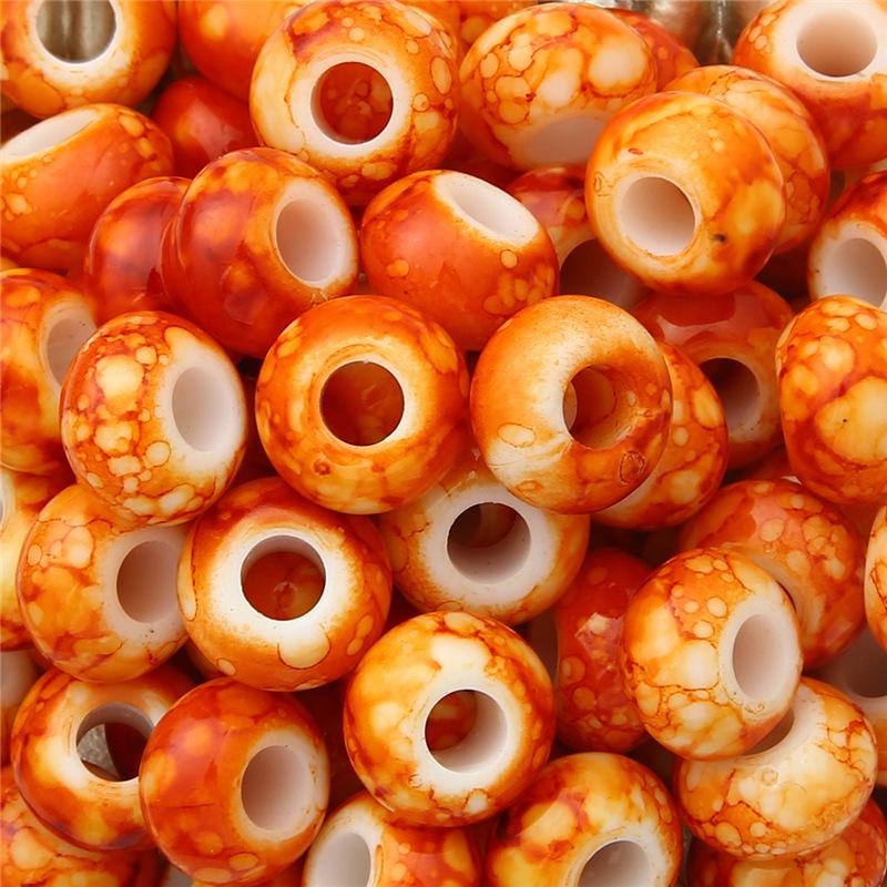 

Акриловые цветы и жемчужные бусины-семена - аксессуары для рукоделия для изготовления серег и браслетов.