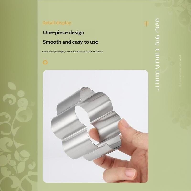Stainless Steel Mousse Cake Ring Molds with Press Plate 1/4 Pcs Multi Shapes for Commercial Bakery Dessert Making