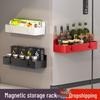 Magnetisches, lochfreies Seitenregal & Gewürzregal für den Kühlschrank