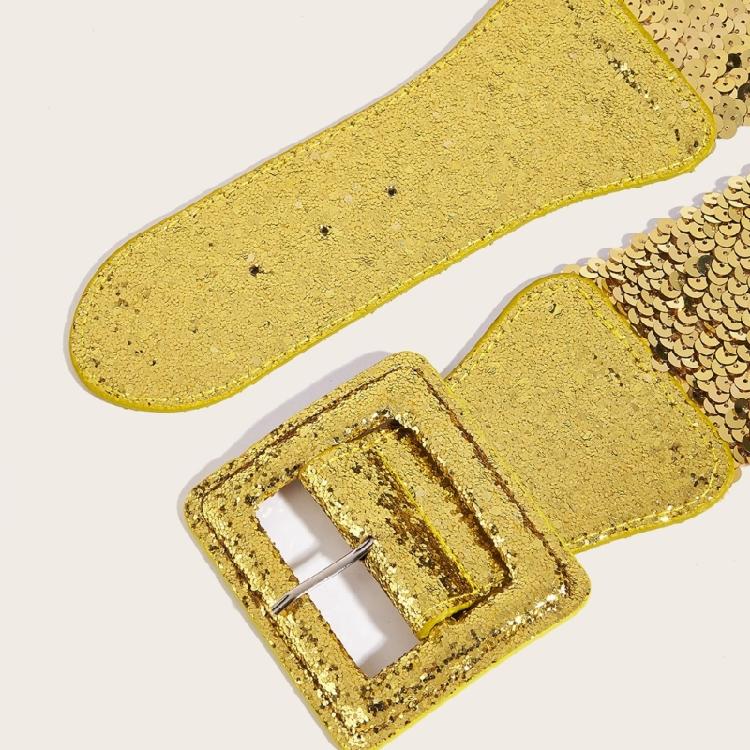 Waist Belt Chain Punk Glitter Buckle Underbust for Casual Costume Belt for Party