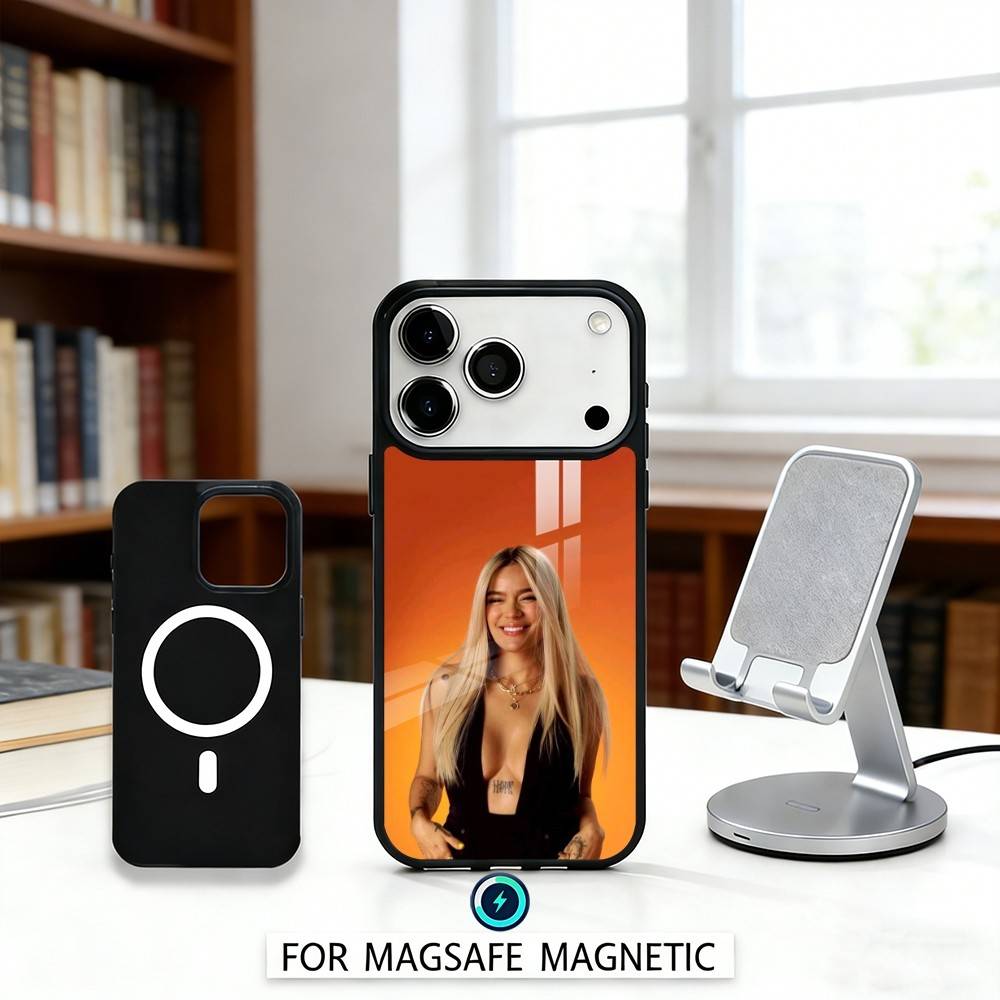 

Singer K-Karol G Amargura Phone Case For iPhone 17,16,15,14,13,12,Pro,Max For Magsafe Magnetic Wireless Charging iPhone17