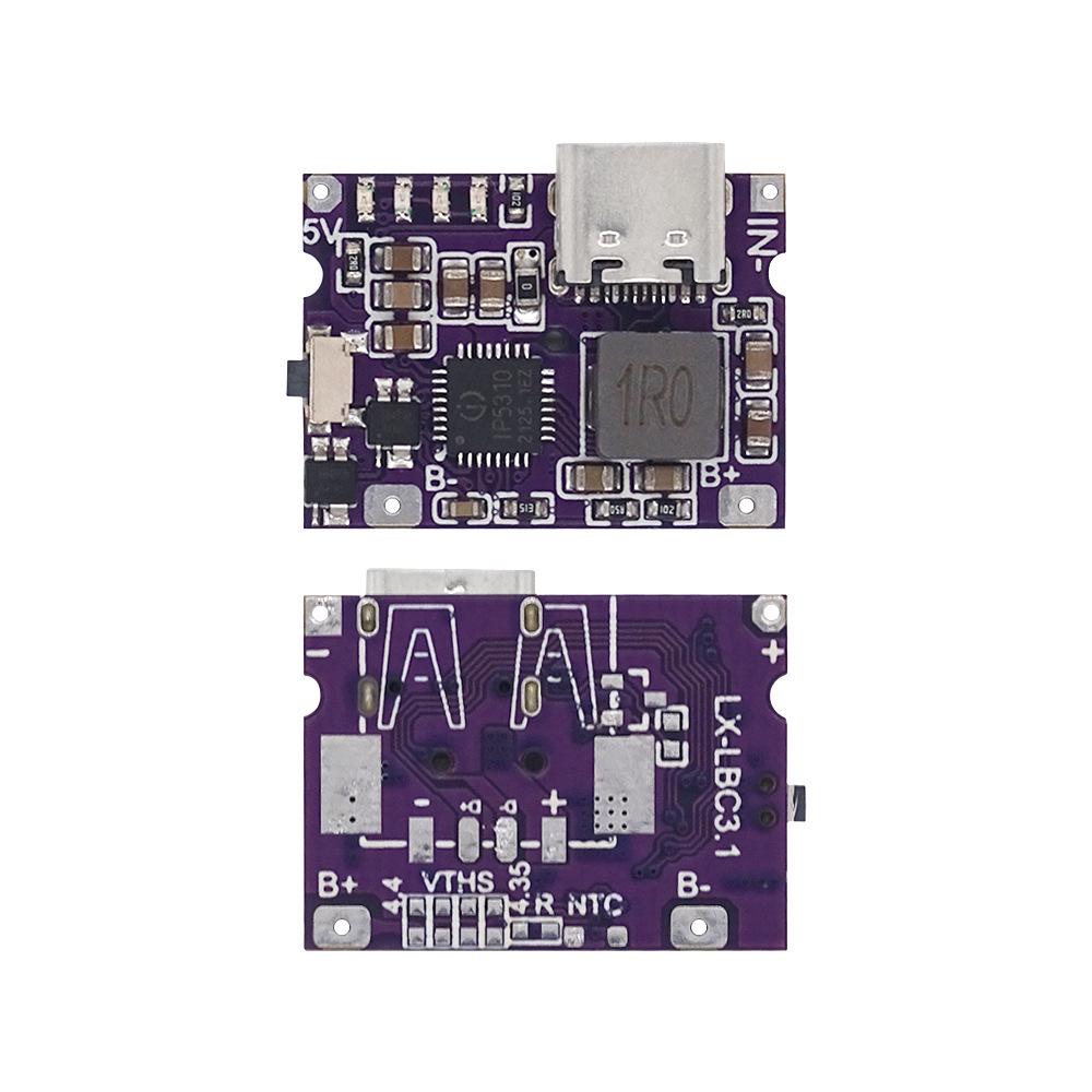 Mini Type-C Power Bank Motherboard 3A, 5V To 4.2V Phone Charge/Discharge Module