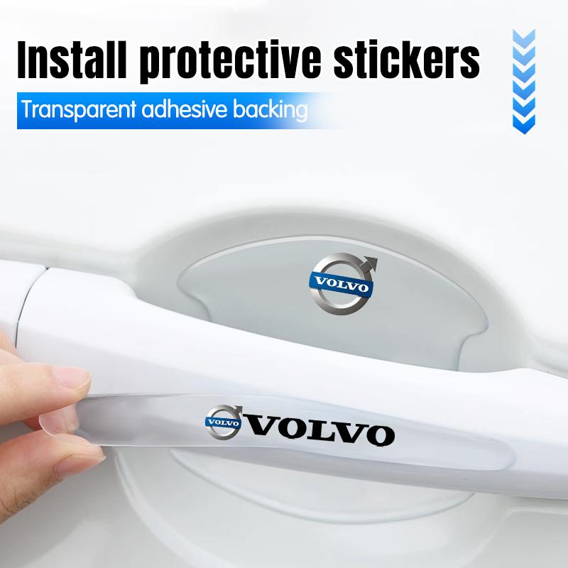 Sticker Protettivi Trasparenti per Maniglia Portiera Auto Contro Graffi Per Volvo XC90 XC60 C30 S60 C70 XC40 V40 XC70 V70 V60 V50 S80 S40