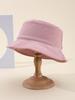 Women's Retro Autumn Winter Hats Corduroy Bucket Hat Outdoor Casual Style With Sunshade For Cold Weather New Foldable New